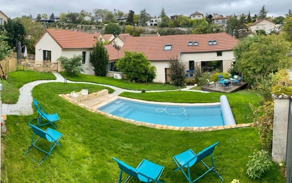 Proche Centre Ville, Gite 4 Etoiles Avec Piscine ดีจอง ภายนอก รูปภาพ